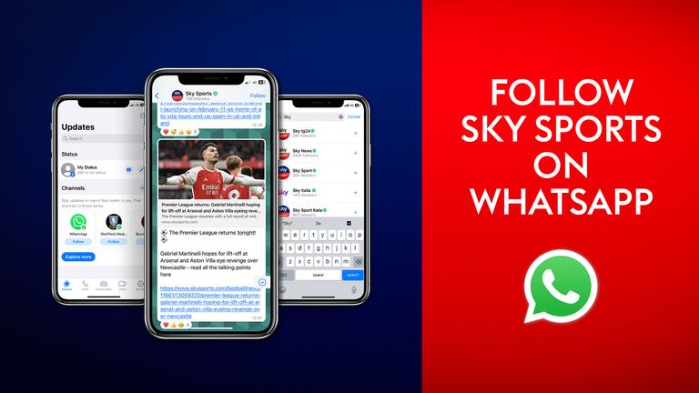 Sky Sports WhatsApp频道