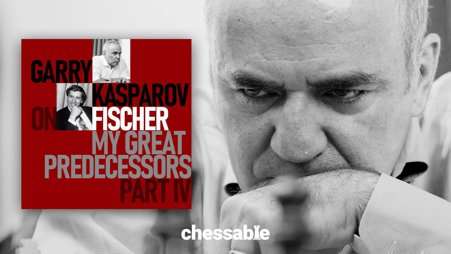 加里·卡斯帕罗夫 (Garry Kasparov) 为 Chessable 上的“我伟大的前辈”系列推出了鲍比·费舍尔 (Bobby Fischer) 独家视频课程